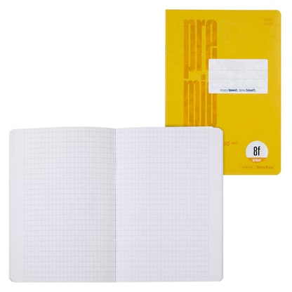 Artikelbild für Staufen® Schulheft Premio Lineatur 8f rautiert DIN A5 Außenrand, 16 Blatt, 1 St., Artikelnummer 453328