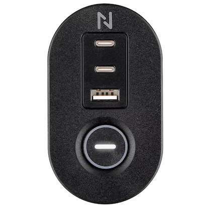 Artikelbild 10 für Neomounts DS22-840BL6 3-fach Tischsteckdose 1,4 m schwarz mit USB-Buchse, Artikelnummer 642669