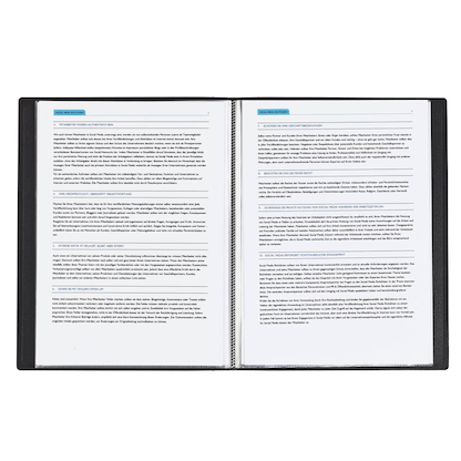 Artikelbild 9 für FolderSys Sichtbuch DIN A4, 40 Hüllen schwarz, 1 St., Artikelnummer 642058