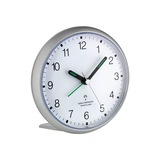 Artikelbild 1 für TFA® Funkwecker 60.1506 weiß silber Kunststoff, Ø 11,0 cm, Artikelnummer 915013