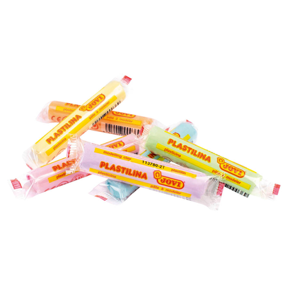 Artikelbild 2 für JOVI Knete PLASTILINA farbsortiert, 6 Farben je 15,0 g, Artikelnummer 392537