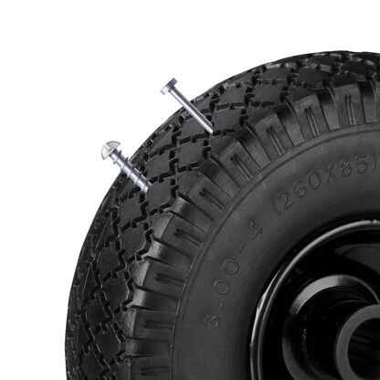 Artikelbild 4 für relaxdays Sackkarrenräder luftbereift schwarz Stahl Felgen, Achse 2,5 cm, Artikelnummer 452104