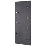 Artikelbild 1 für HAKU Möbel Wandgarderobe 42550 anthrazit Holz 7 Haken 80,0 x 30,0 cm, Artikelnummer 552606