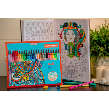 Artikelbild 2 für STABILO Pen 68 Filzstifte farbsortiert, 30 St., Artikelnummer 816210