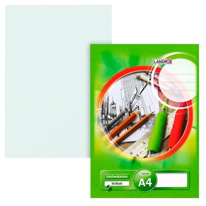 Artikelbild für LANDRÉ® Zeichenblock DIN A4 190 g/m², 10 Blatt, 1 St., Artikelnummer 298616