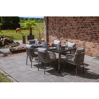 Artikelbild 11 für greemotion Sitzgruppe Calgary 1 grau, anthrazit Kunststoff, Metall, 19-teilig, Artikelnummer 333159