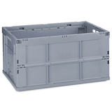 Artikelbild 1 für relaxdays Klappbox 60,0 l grau 58,5 x 40,0 x 31,5 cm, 1 St., Artikelnummer 364301
