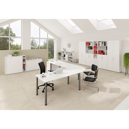 Artikelbild 6 für HAMMERBACHER Aktenregal Mirakel weiß 80,0 x 40,0 x 110,0 cm, 1 St., Artikelnummer 999951