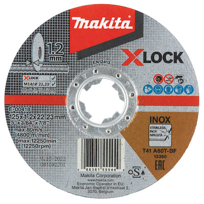 Artikelbild für makita Trennscheibe X-Lock E-00418, 1 St., Artikelnummer 474807