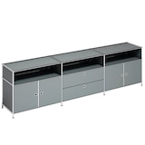 Artikelbild 1 für viasit Sideboard System4, 136251 anthrazit 227,9 x 40,4 x 62,0 cm, 1 St., Artikelnummer 136251