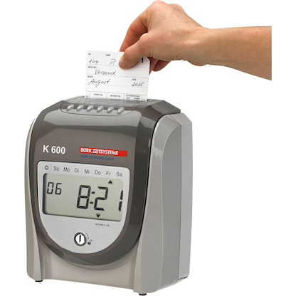 Artikelbild für BÜRK MOBATIME K 600 Stempeluhr, Artikelnummer 166793