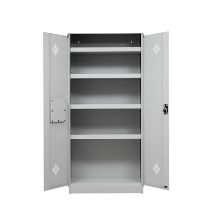 Artikelbild für Gürkan Umweltschrank 107525 lichtgrau 4 Fachböden 92,0 x 42,0 x 195,0 cm, aufgebaut, 1 St., Artikelnummer 564265