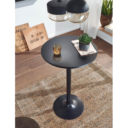Artikelbild 7 für WOHNLING Stehtisch rund MDF-Platte schwarz 60,0 x 60,0 x 100,0 cm, 1 St., Artikelnummer 438764