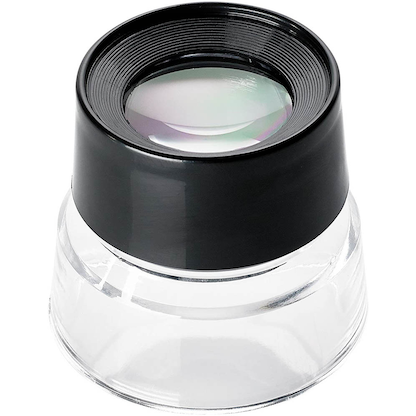 Artikelbild für Lupe schwarz 10-fach, Artikelnummer 537593