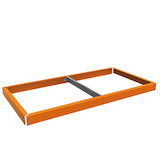 Artikelbild 1 für Simonrack Stahlfachboden ECOFORTE EA 1504 orange 150,0 x 60,0 cm, 1 St., Artikelnummer 828167