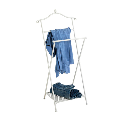 Artikelbild 4 für HAKU Möbel Herrendiener 81316 weiß Metall 46,0 x 98,0 cm, Artikelnummer 553012