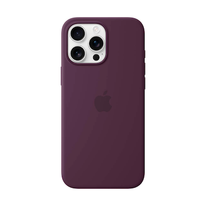 Artikelbild für Apple Silikon Case Handy-Cover für Apple iPhone 16 Pro Max pflaume, Artikelnummer 463358