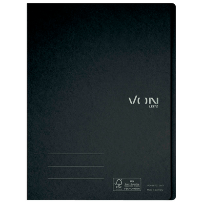 Artikelbild 6 für VON LEITZ Schnellhefter Karton schwarz DIN A4, 1 St., Artikelnummer 635369