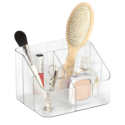 Artikelbild 4 für Zeller Schreibtisch-Organizer transparent Kunststoff 5 Fächer 14,8 x 18,0 x 12,0 cm, Artikelnummer 685237
