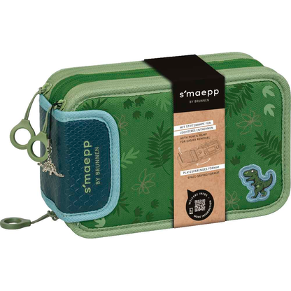Artikelbild 2 für BRUNNEN Federmäppchen befüllt s'maepp Sweet Dino Jungle grün 33-teilig, 20,0 x 7,5 cm, Artikelnummer 778268