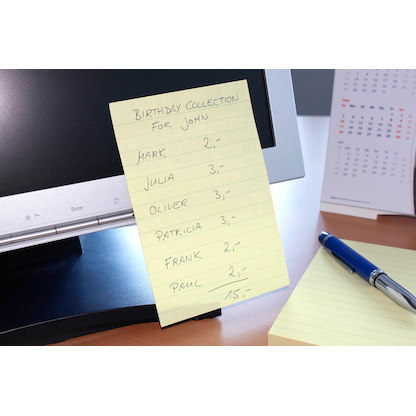 Artikelbild 3 für inFO Haftnotizen 5669-01-L gelb, 1 Block, Artikelnummer 438352