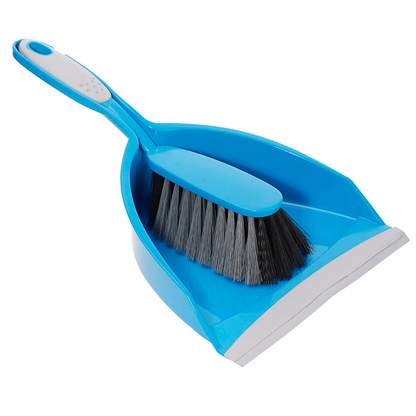 Artikelbild für Kehrgarnitur blau Kunststoff 23,0 cm breit, Artikelnummer 187625