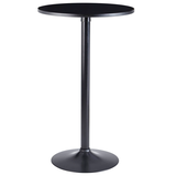 Artikelbild 1 für WOHNLING Stehtisch rund MDF-Platte schwarz 60,0 x 60,0 x 100,0 cm, 1 St., Artikelnummer 438764