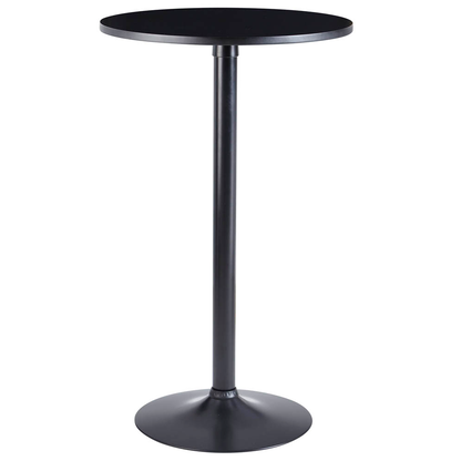 Artikelbild für WOHNLING Stehtisch rund MDF-Platte schwarz 60,0 x 60,0 x 100,0 cm, 1 St., Artikelnummer 438764