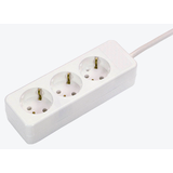 Artikelbild 1 für as-Schwabe 3-fach Steckdosenleiste 1,4 m weiß, Artikelnummer 972824