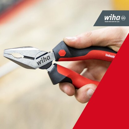 Artikelbild 3 für Wiha Kombizange Industrial mit DynamicJoint® und OptiGrip 34307, Länge: 18,0 cm, 1 St., Artikelnummer 716926