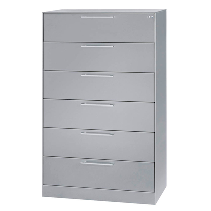 Artikelbild 4 für CP C 3000 Asisto Karteischrank silber 6 Schubladen 80,0 x 43,5 x 131,0 cm, 1 St., Artikelnummer 415836