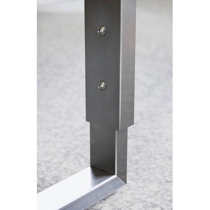 Artikelbild 5 für Kerkmann Yukon höhenverstellbarer Schreibtisch weiß rechteckig, Kufen-Gestell silber 160,0 x 80,0 cm, Artikelnummer 344333