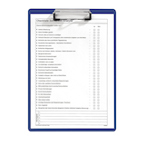 Artikelbild 1 für FolderSys Klemmbrett 80001-40 DIN A4 blau Kunststoff, 1 St., Artikelnummer 812537