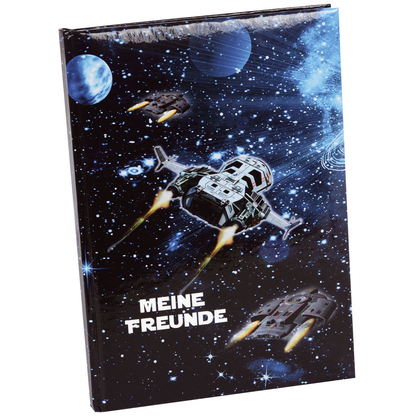 Artikelbild für goldbuch Freundebuch Raumschiff ca. DIN A5 liniert, mehrfarbig Softcover 88 Seiten, 1 St., Artikelnummer 709582