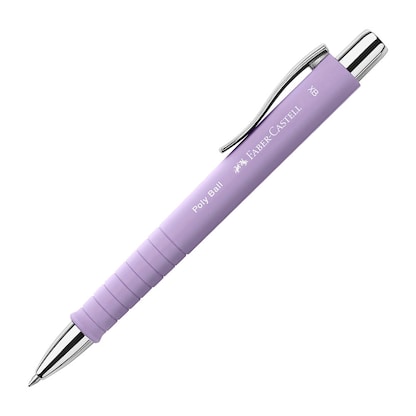 Artikelbild für FABER-CASTELL Kugelschreiber POLY BALL Colous XB sweet lilac, Schreibfarbe: blau, 1 St., Artikelnummer 100556