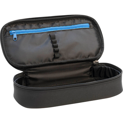 Artikelbild 2 für EBERHARD FABER Schlampermäppchen Jumbo schwarz / blau, 21,5 x 10,5 cm, Artikelnummer 106656