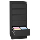 Artikelbild 1 für LÜLLMANN Karteischrank tiefschwarz 53,0 x 62,0 x 132,0 cm, 1 St., Artikelnummer 183768