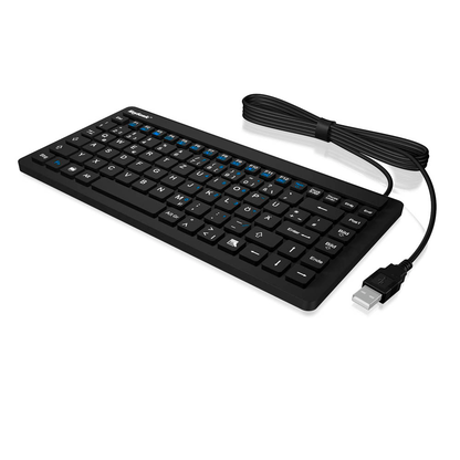 Artikelbild 2 für RaidSonic ICY BOX® KSK-3230IN Tastatur kabelgebunden schwarz, Artikelnummer 201059