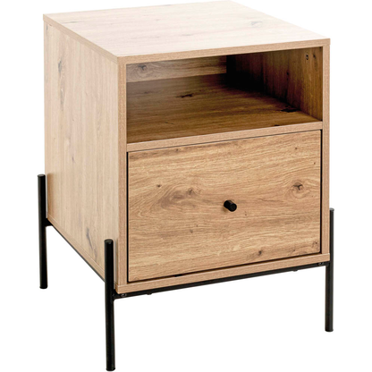 Artikelbild für HAKU Möbel Konsole Nachttisch rechteckig MDF-Platte eiche 45,0 x 47,0 x 60,0 cm, 1 St., Artikelnummer 340079