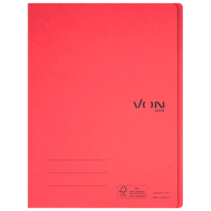 Artikelbild 6 für VON LEITZ Schnellhefter Karton farbsortiert DIN A4, 5 St., Artikelnummer 635528