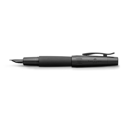 Artikelbild 3 für FABER-CASTELL e-motion pure Black Patronenfüller schwarz matt M (mittel), 1 St., Artikelnummer 408505