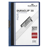Artikelbild 1 für DURABLE Klemmhefter DURACLIP dunkelblau, 5 St., Artikelnummer 567669