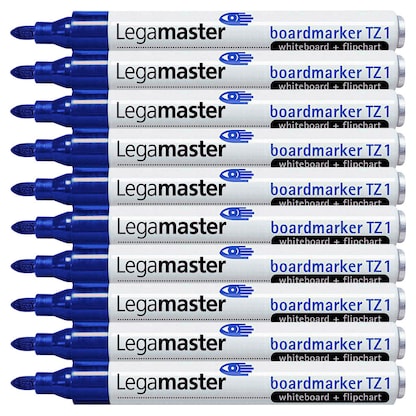 Artikelbild für Legamaster TZ 1 Whiteboard- und Flipchart-Marker blau 1,5 - 3,0 mm, 10 St., Artikelnummer 446207