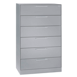 Artikelbild 1 für CP C 3000 Asisto Karteischrank silber 6 Schubladen 80,0 x 43,5 x 131,0 cm, 1 St., Artikelnummer 415836