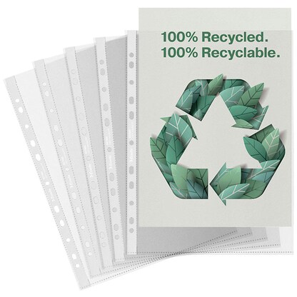 Artikelbild für Esselte Prospekthüllen DIN A4 transparent genarbt 0,07 mm, 100 St., Artikelnummer 304487