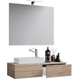 Artikelbild 1 für VCM my bath Badmöbel-Set 3-teilig Gudas 914834 sonoma-eiche 85,0 x 35,0 x 29,5 cm, Artikelnummer 389183