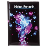 Artikelbild 1 für goldbuch Freundebuch Schmetterling ca. DIN A5 liniert, mehrfarbig Softcover 88 Seiten, 1 St., Artikelnummer 709703