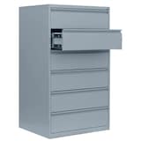 Artikelbild 1 für LÜLLMANN Karteischrank lichtgrau 76,0 x 62,0 x 132,0 cm, 1 St., Artikelnummer 183776