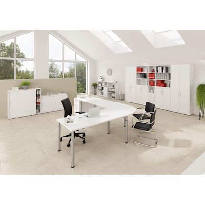 Artikelbild 7 für HAMMERBACHER Aktenregal Mirakel weiß 80,0 x 40,0 x 110,0 cm, 1 St., Artikelnummer 999951