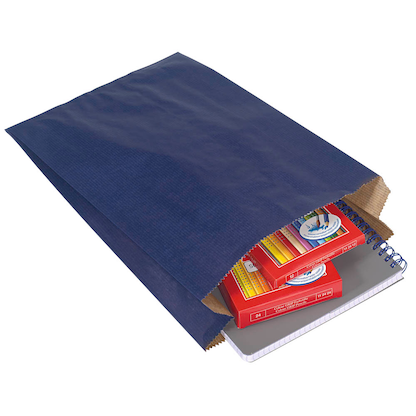 Artikelbild für VP Faltenbeutel blau 15,0 x 21,0 cm, 100 St., Artikelnummer 589614